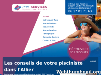 piscine-03.com website preview