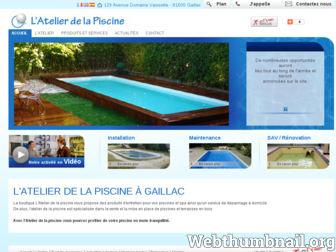 atelier-piscine-gaillac.com website preview