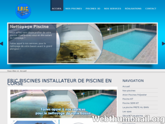 corse-ericpiscines.fr website preview