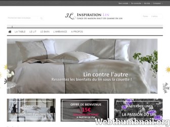 inspiration-lin.fr website preview