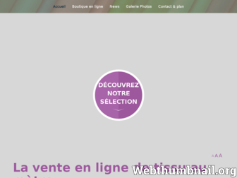 tissus-la-victoire.com website preview