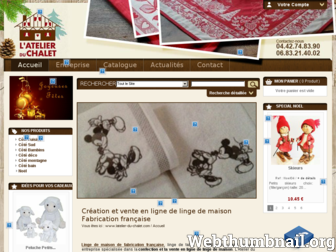 latelier-du-chalet.com website preview