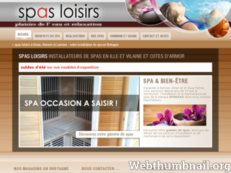spasloisirs.fr website preview