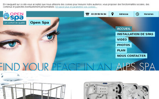 openspa.fr website preview