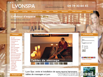 lyonspa.fr website preview