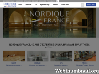 nordiquefrance.com website preview