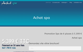 achat-spa.net website preview