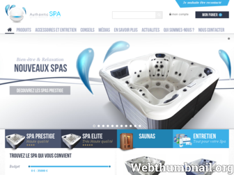 authenticspa.fr website preview