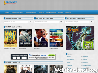 cinemavf.org website preview