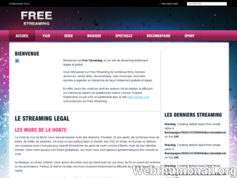 free-streaming.fr website preview