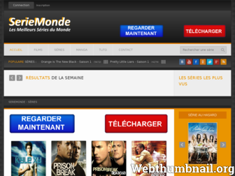 seriemonde.com website preview