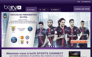 beinsportsconnect.fr website preview