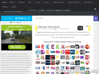 referenceur-tv.com website preview