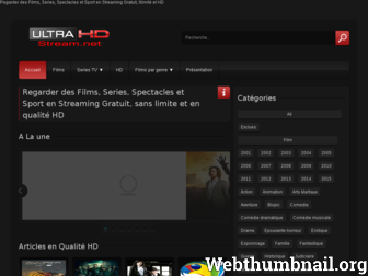 ultrahd-stream.net website preview