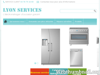 lyonservices-electromenager.com website preview