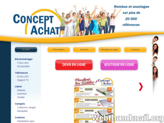 conceptachat.fr website preview