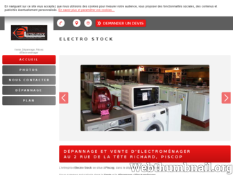 vente-depannage-electromenager-piscop.fr website preview