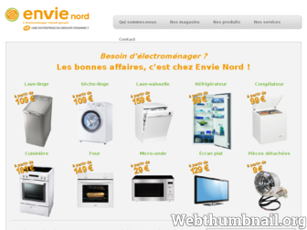 envienord.fr website preview
