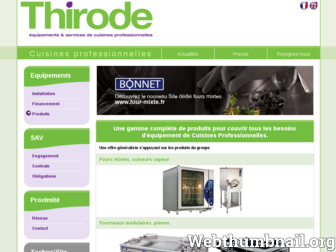 thirode.fr website preview