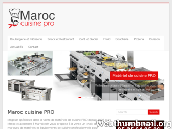 maroc-cuisine-pro.com website preview