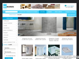 mamaison-online.com website preview