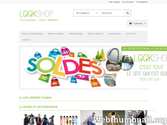 lookshop.fr website preview