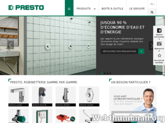 presto.fr website preview