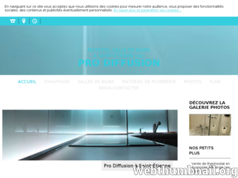 prodiffusion-salle-de-bains.fr website preview