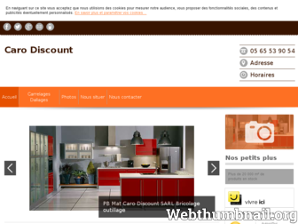 caro-discount-cahors.fr website preview