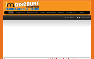 smdiscountcarrelage.fr website preview