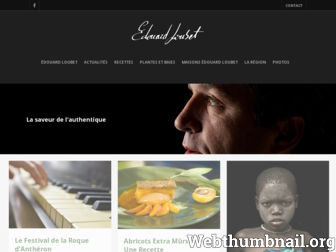 blog-culinaire-edouard-loubet.com website preview