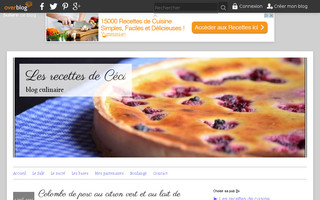 lesrecettesdececi.com website preview