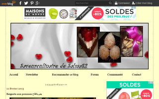 saveurculinaire.over-blog.com website preview