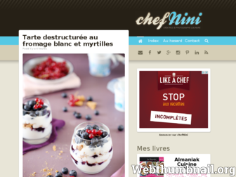 chefnini.com website preview