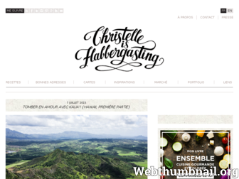 christelleisflabbergasting.com website preview