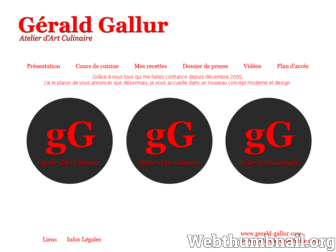gerald-gallur.com website preview