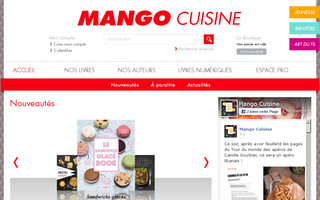 cuisine.mangoeditions.com website preview