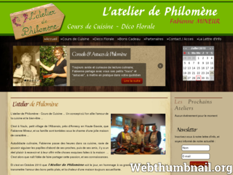 atelier-philomene.fr website preview