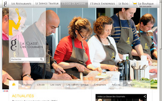 laclassedesgourmets.com website preview