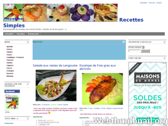 recettessimples.fr website preview