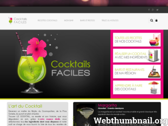 cocktails-faciles.fr website preview