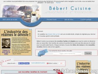 bebertcuisine.org website preview