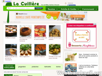 lacuillere.com website preview