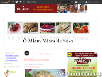 o-miam-miam-de-soso.over-blog.com website preview