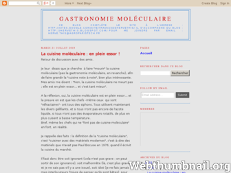 gastronomie-moleculaire.blogspot.com website preview