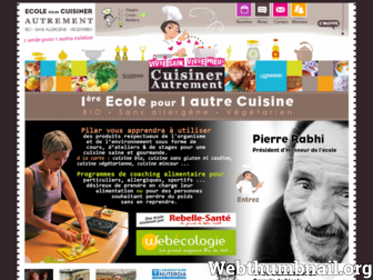 cuisiner-autrement.com website preview