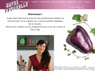 super-naturelle.com website preview