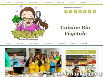 cuisine.pigut.com website preview