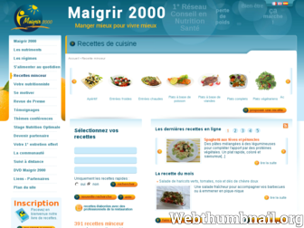 recettes-minceur.maigrir2000.com website preview