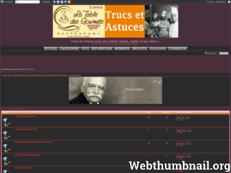 astucescuisine.leforumgratuit.com website preview